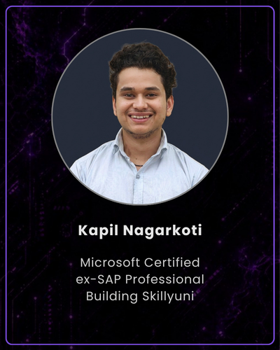 Kapil Nagarkoti technology and business mentor at Skillyuni