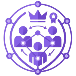 Student and mentor learning community icon